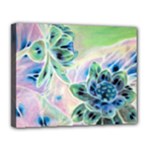 Two Flowers Canvas 14  x 11  (Stretched)