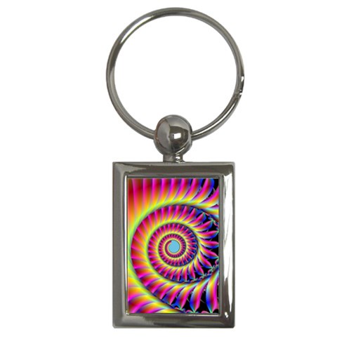 Fractal34 Key Chain (Rectangle) from Custom Dropshipper Front