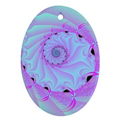Fractal34 Oval Ornament (Two Sides) from Custom Dropshipper Front