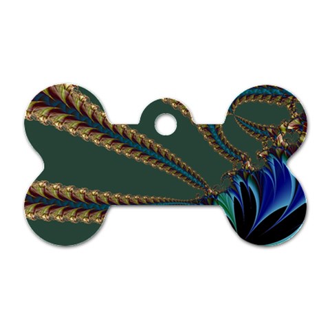Fractal34 Dog Tag Bone (Two Sides) from Custom Dropshipper Front
