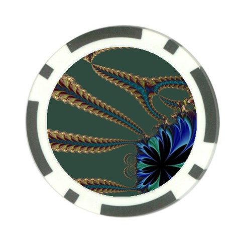 Fractal34 Poker Chip Card Guard from Custom Dropshipper Front
