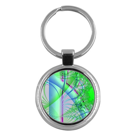 Fractal34 Key Chain (Round) from Custom Dropshipper Front