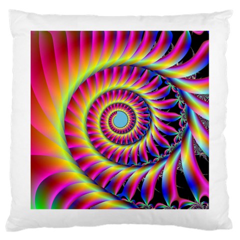 Fractal34 Large Cushion Case (Two Sides) from Custom Dropshipper Back