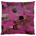 Pink Bolts Large Cushion Case (Two Sides)