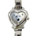 Fabulous Polar Bear Heart Italian Charm Watch