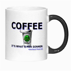 Coffee It s What s For Dinner Morph Mug from Custom Dropshipper Right