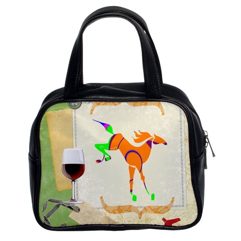 Bucking horse Classic Handbag (Two Sides) from Custom Dropshipper Front