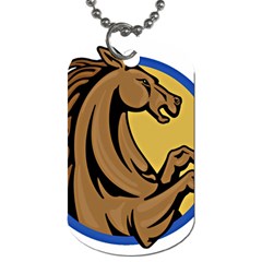 Horse circle Dog Tag (Two Sides) from Custom Dropshipper Front