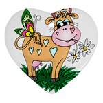 Cute cow Ornament (Heart)