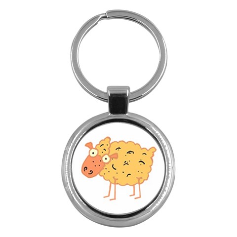 Funky sheep Key Chain (Round) from Custom Dropshipper Front