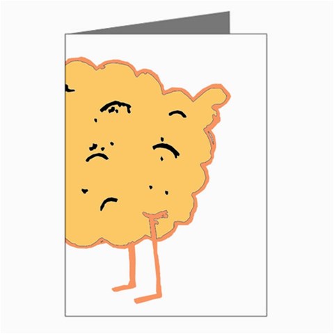 Funky sheep Greeting Card from Custom Dropshipper Left