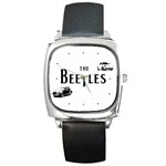The Beetles Square Metal Watch