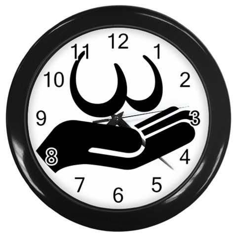 FeelMyBalls.org Wall Clock (Black) from Custom Dropshipper Front