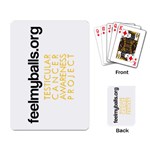 FeelMyBalls.org Playing Cards Single Design