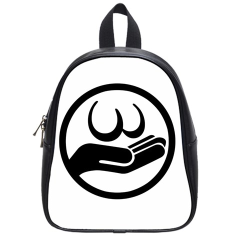 FeelMyBalls.org School Bag (Small) from Custom Dropshipper Front