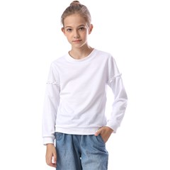 Kids  Long Sleeve T-Shirt with Frill 