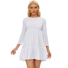 Long Sleeve Babydoll Dress