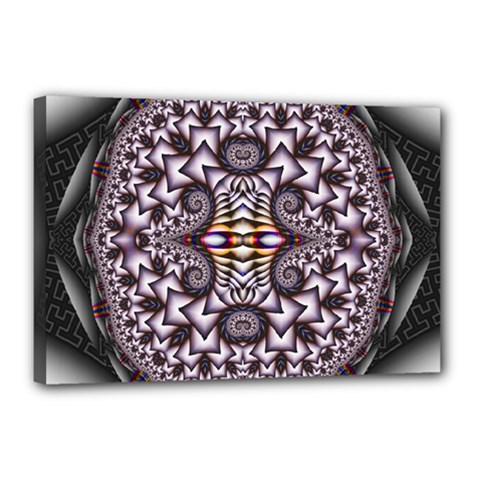 Fractal153 Canvas 18  x 12  (Stretched) from Custom Dropshipper