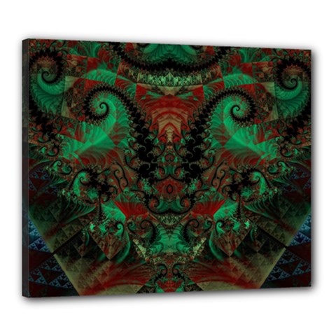 Fractal225 Canvas 24  x 20  (Stretched) from Custom Dropshipper