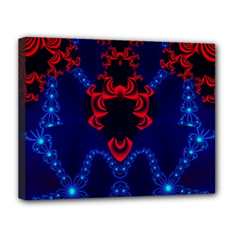 Fractal248 Canvas 14  x 11  (Stretched) from Custom Dropshipper