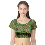 Bakery 4 Short Sleeve Crop Top (Tight Fit)