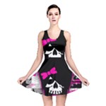 Scene Kid Girl Skull Reversible Skater Dress