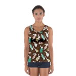 Easter rabbit pattern Sport Tank Top 