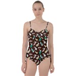 Easter rabbit pattern Sweetheart Tankini Set