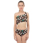 Easter rabbit pattern Spliced Up Two Piece Swimsuit