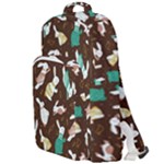 Easter rabbit pattern Double Compartment Backpack