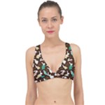 Easter rabbit pattern Classic Banded Bikini Top