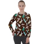 Easter rabbit pattern Women s Long Sleeve Raglan Tee