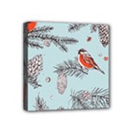 Christmas birds Mini Canvas 4  x 4  (Stretched)