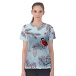 Christmas birds Women s Sport Mesh Tee