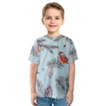 Christmas birds Kids  Sport Mesh Tee