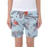 Christmas birds Women s Basketball Shorts