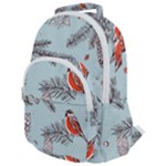 Christmas birds Rounded Multi Pocket Backpack