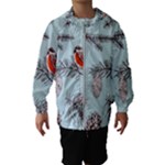 Christmas birds Kids  Hooded Windbreaker