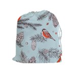 Christmas birds Drawstring Pouch (XL)