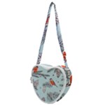 Christmas birds Heart Shoulder Bag