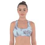 Christmas birds Cross Back Sports Bra