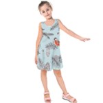 Christmas birds Kids  Sleeveless Dress