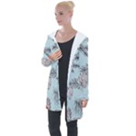 Christmas birds Longline Hooded Cardigan