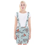 Christmas birds Braces Suspender Skirt