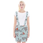 Christmas birds Braces Suspender Skirt