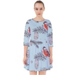 Christmas birds Smock Dress