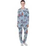 Christmas birds Casual Jacket and Pants Set