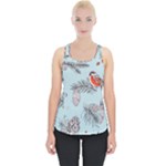 Christmas birds Piece Up Tank Top