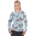 Christmas birds Women s Overhead Hoodie