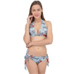 Christmas birds Tie It Up Bikini Set